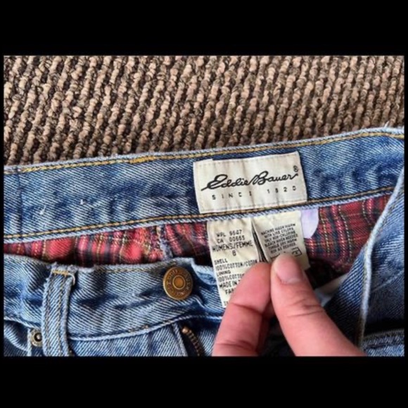 Flannel lined jeans size 8 - Picture 3 of 5
